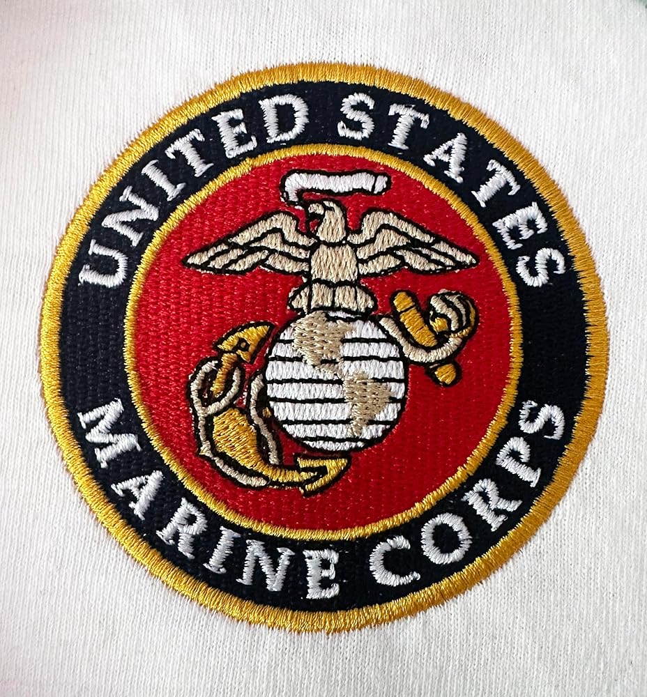 USMC Embroidered Mens Polo Shirt US Marine Corps Officially